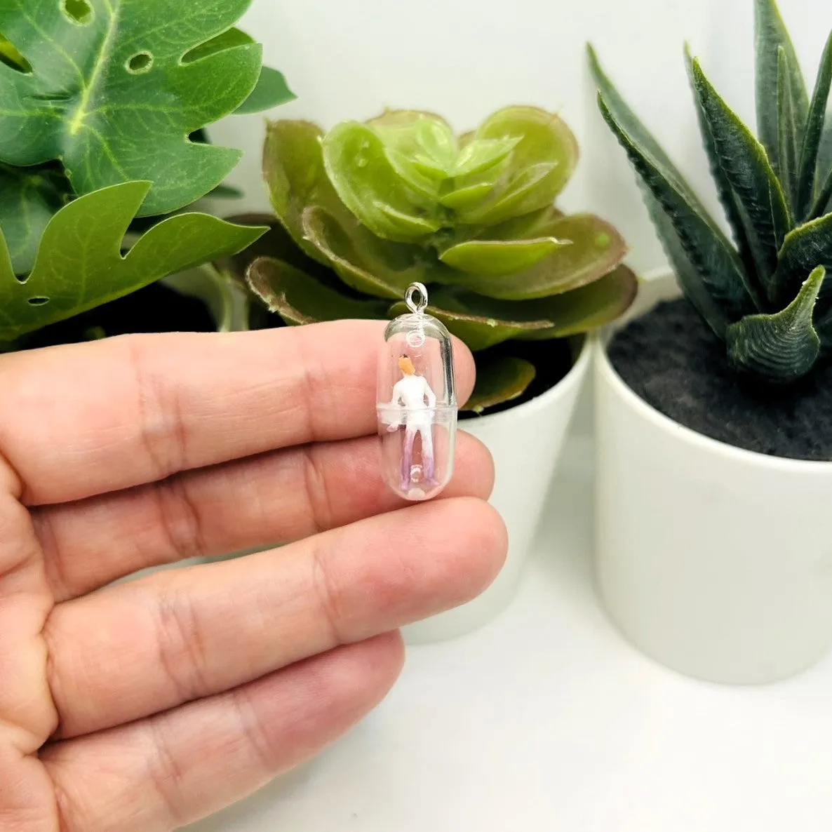1, 4 or 20: Mixed Kawaii People Pill Wish Capsule Charms