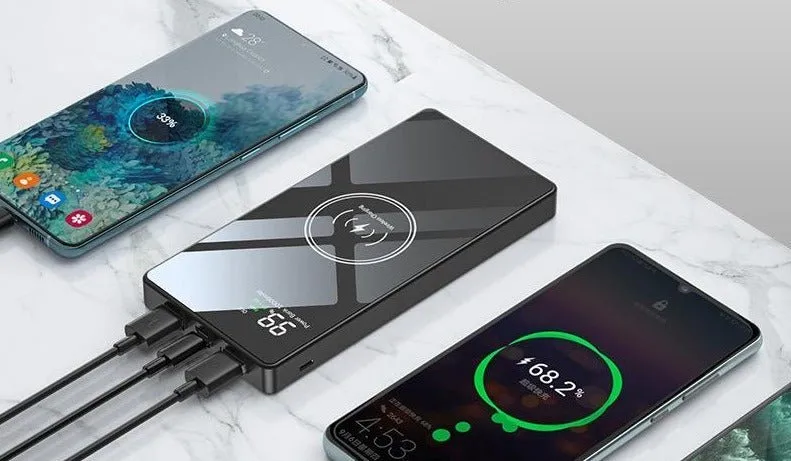 15W wireless & Wired fast charging Power Bank
