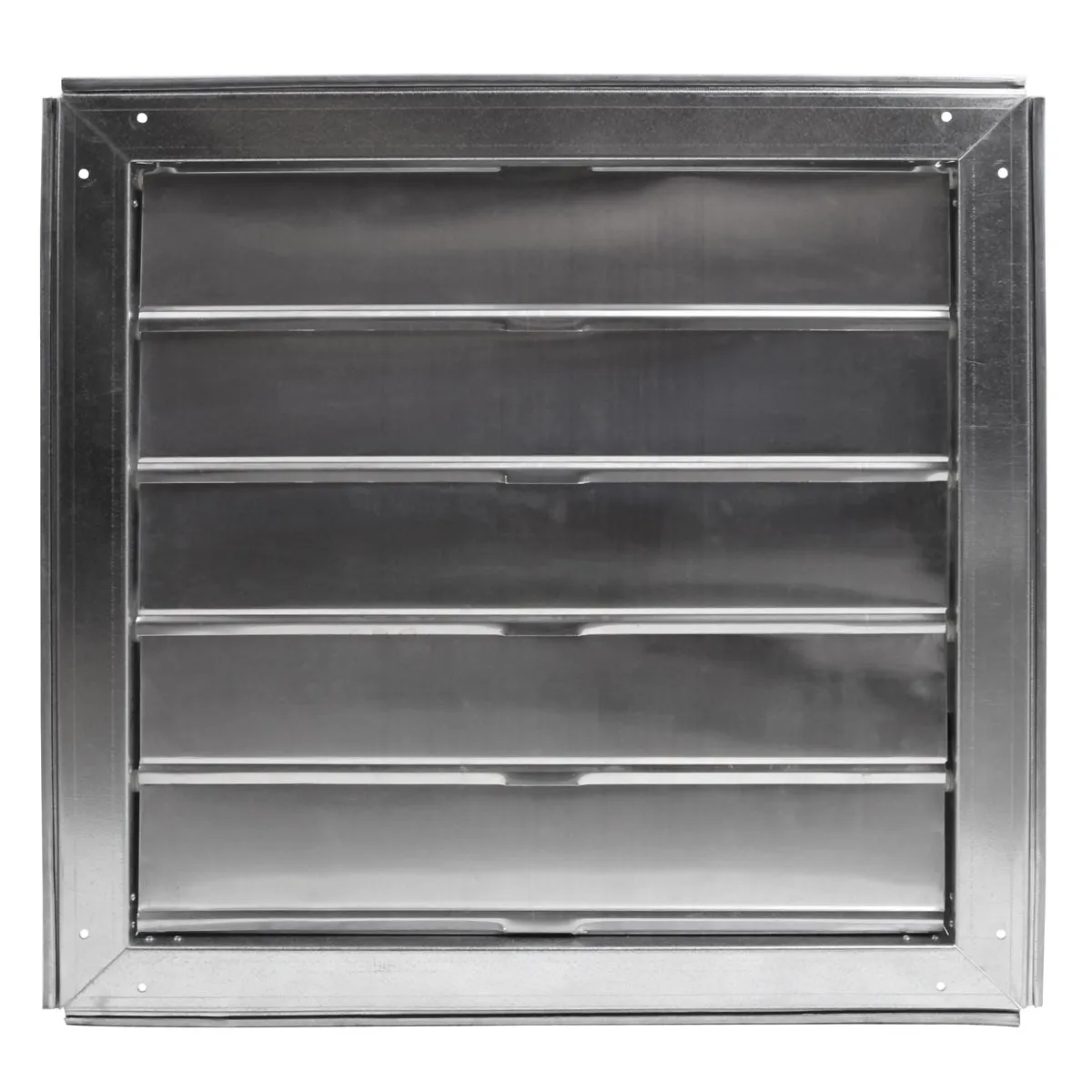 18 In. Automatic Metal Shutter for Gable Mount Power Attic Ventilators