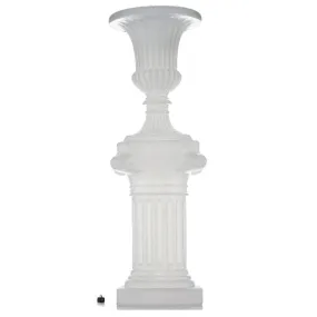7 Color Changing Party Wedding Aisle LED Column Event Party Decoration SET - One Column   One Flower Pot - 42.5"