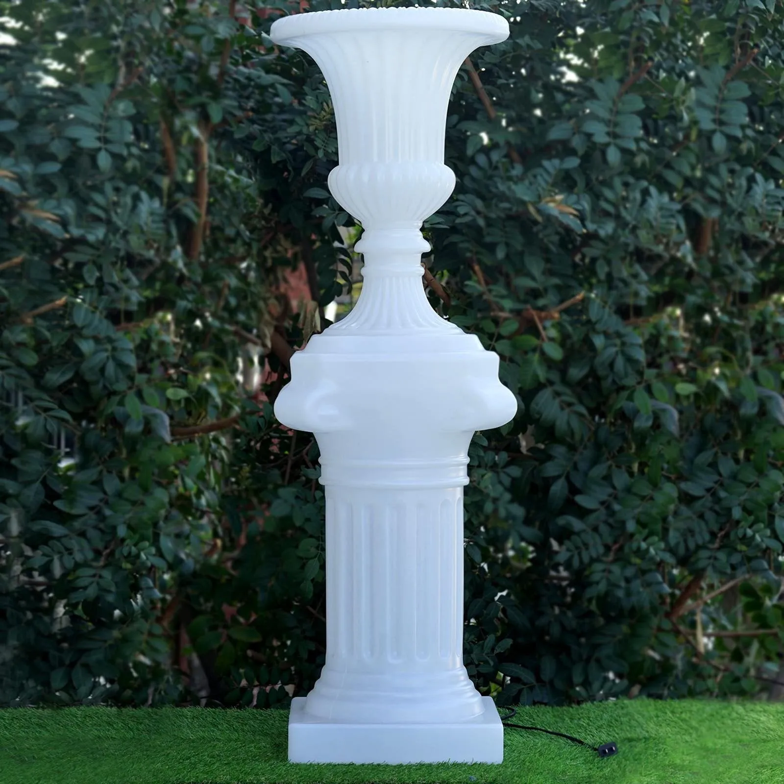 7 Color Changing Party Wedding Aisle LED Column Event Party Decoration SET - One Column   One Flower Pot - 42.5"