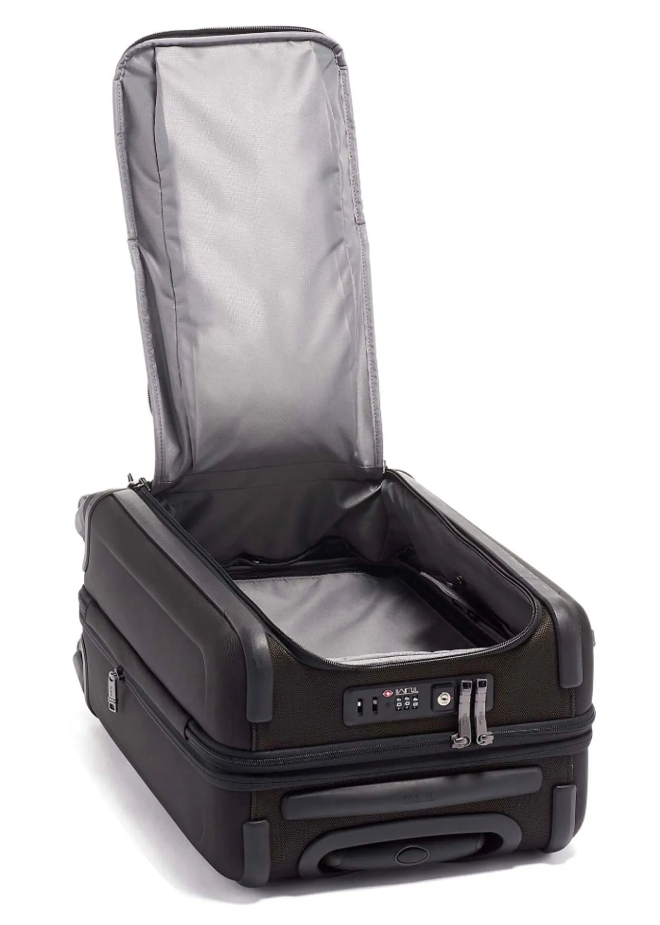 Alpha 3 International Dual Access 4 Wheeled Carry-On - Black