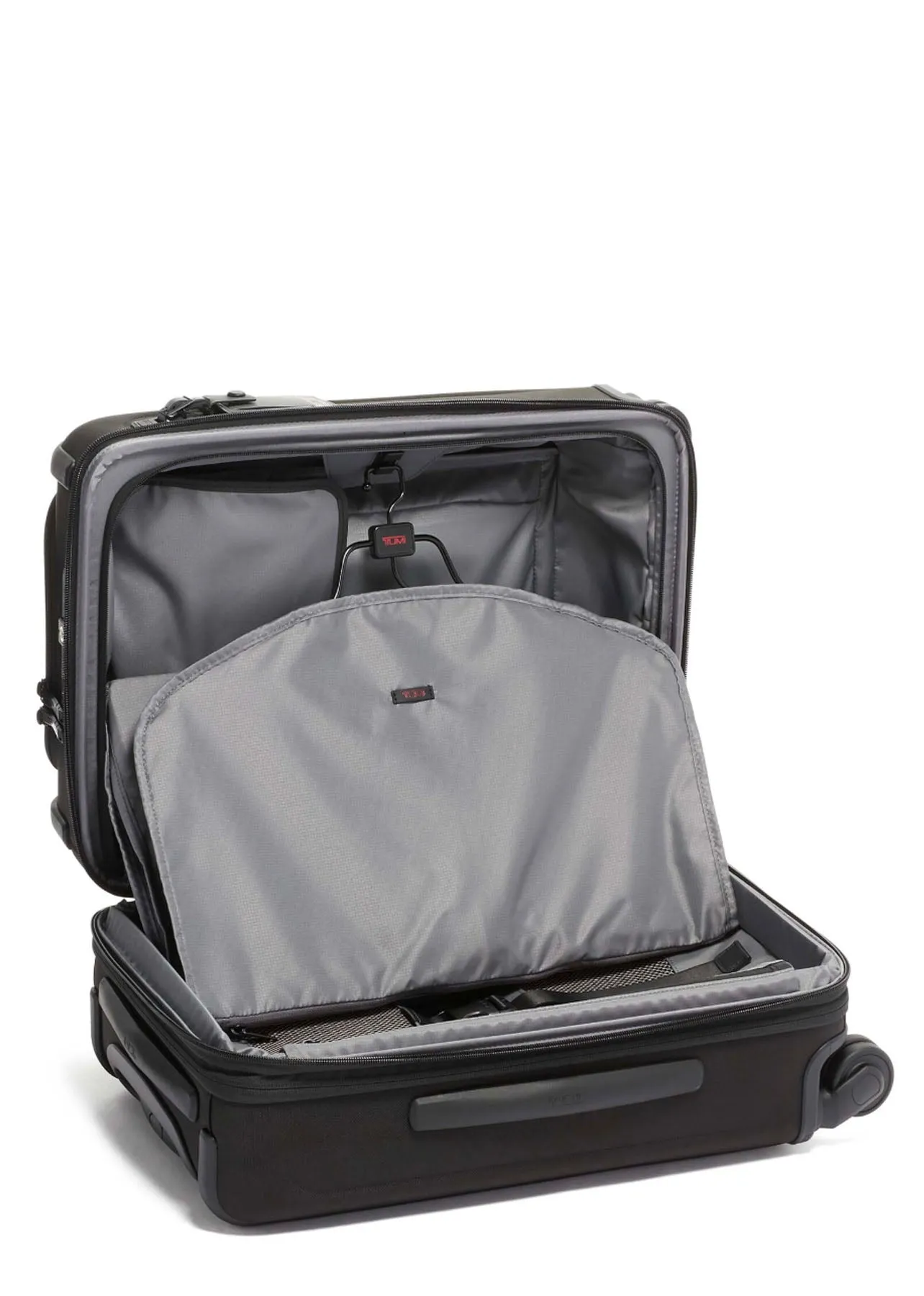 Alpha 3 International Dual Access 4 Wheeled Carry-On - Black