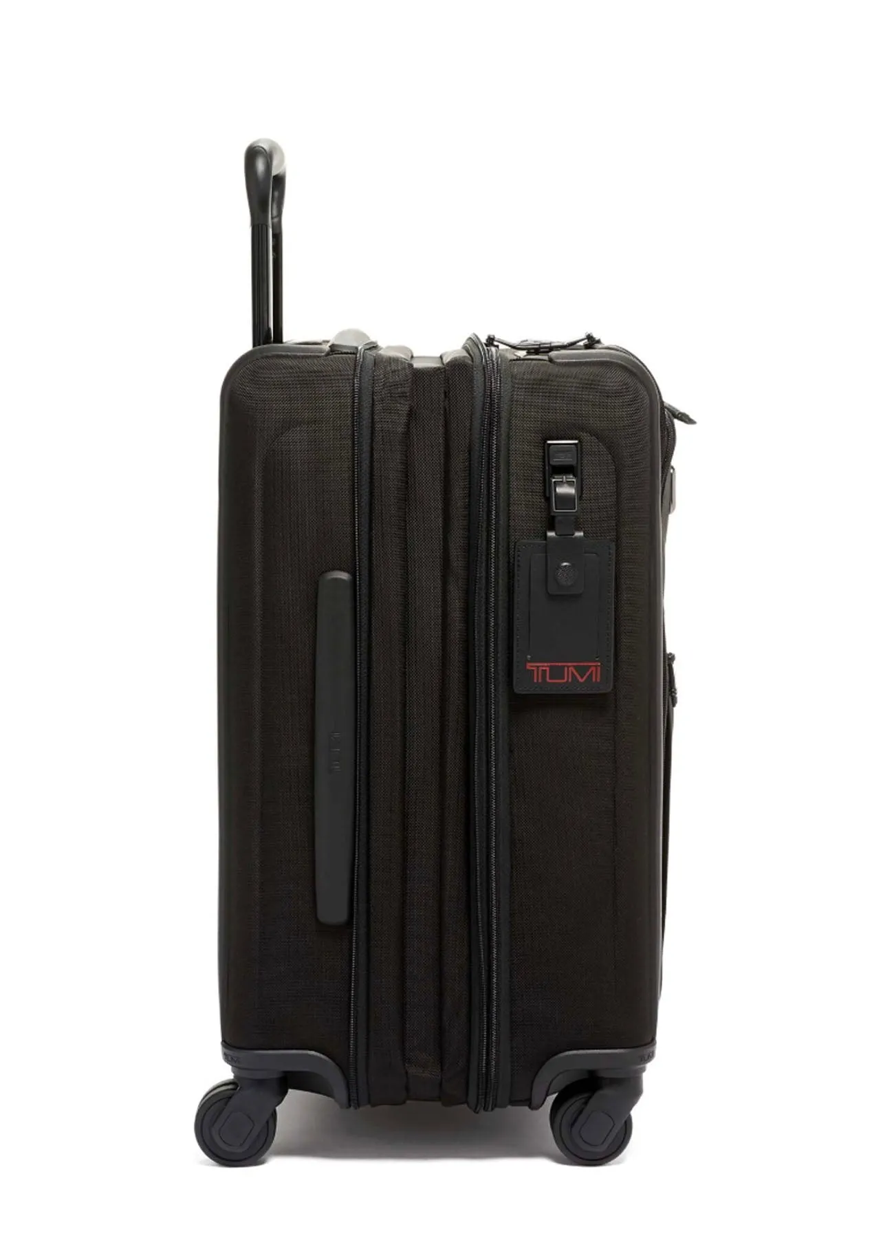 Alpha 3 International Dual Access 4 Wheeled Carry-On - Black
