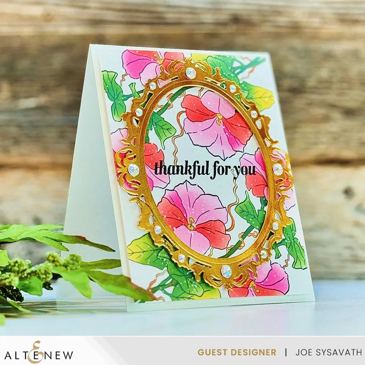 Altenew Bouquet of Poppies Stamp Set