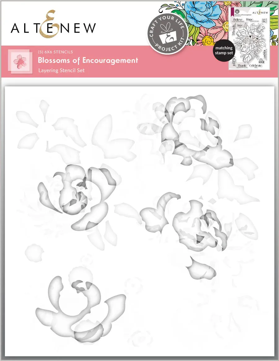 Altenew Craft Your Life Project Kit: Blossoms of Encouragement
