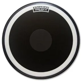 Aquarian Super Kick III Bass Drum Head w/Power Dot 20" Black