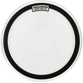Aquarian Super Kick III Bass Drum Head w/Power Dot 20"