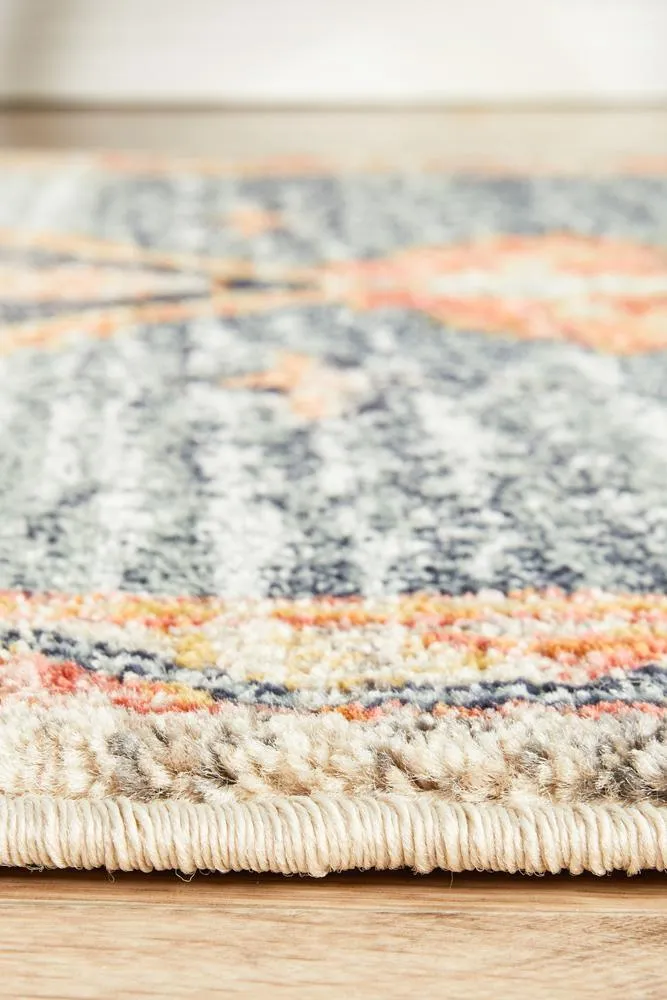 Artin Power Loomed Rust Runner Rug