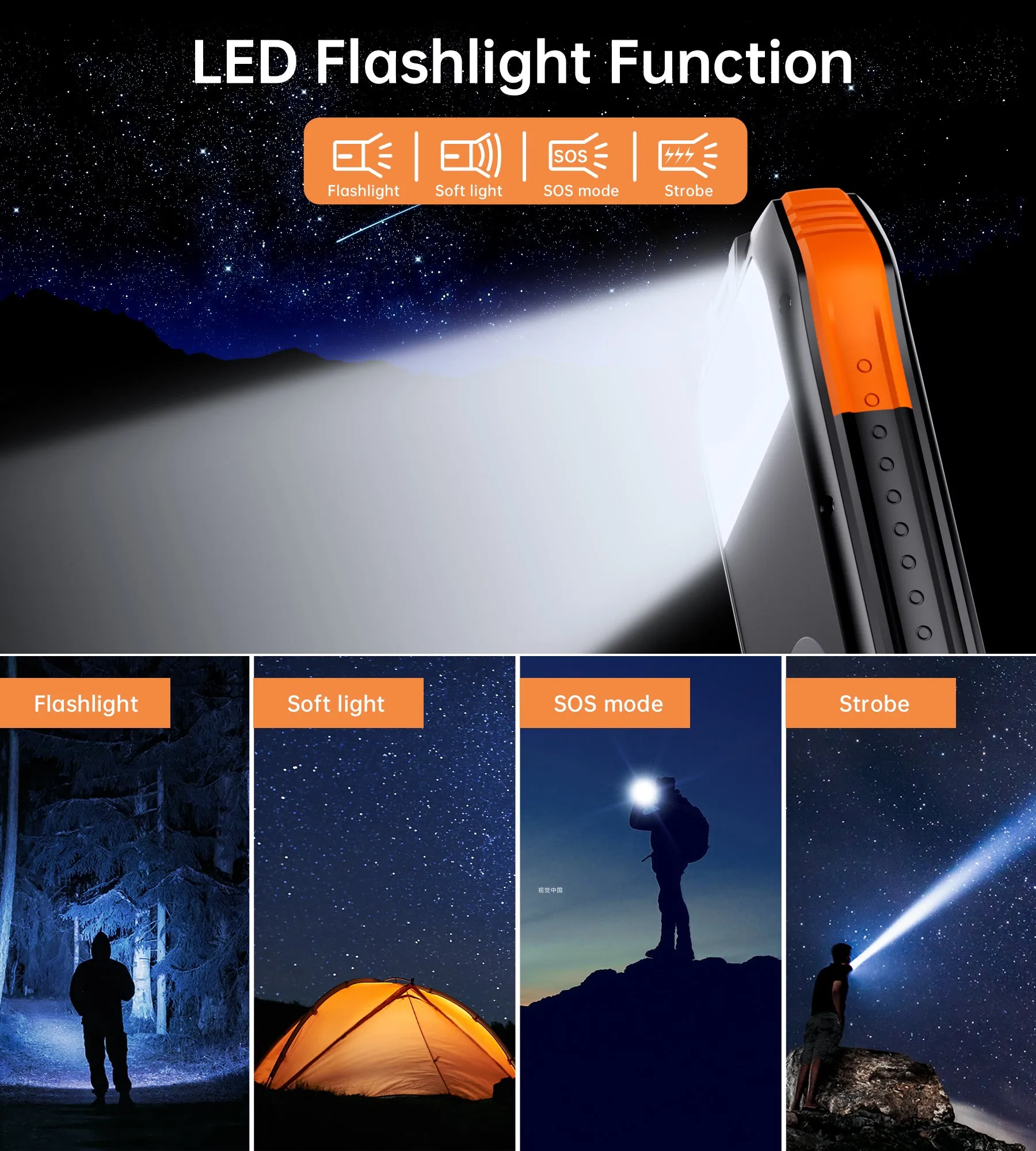 B659 Choetech 10,000mAh Solar Power Bank