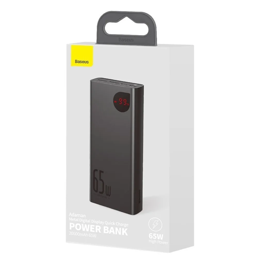 Baseus 20000mAh 65W | Quick Charge Power Bank