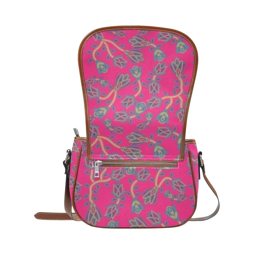 Beaded Lemonade Saddle Bag/Small