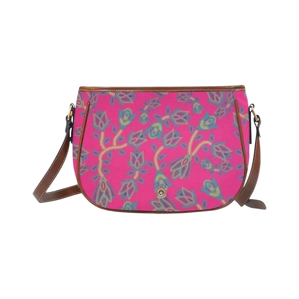 Beaded Lemonade Saddle Bag/Small