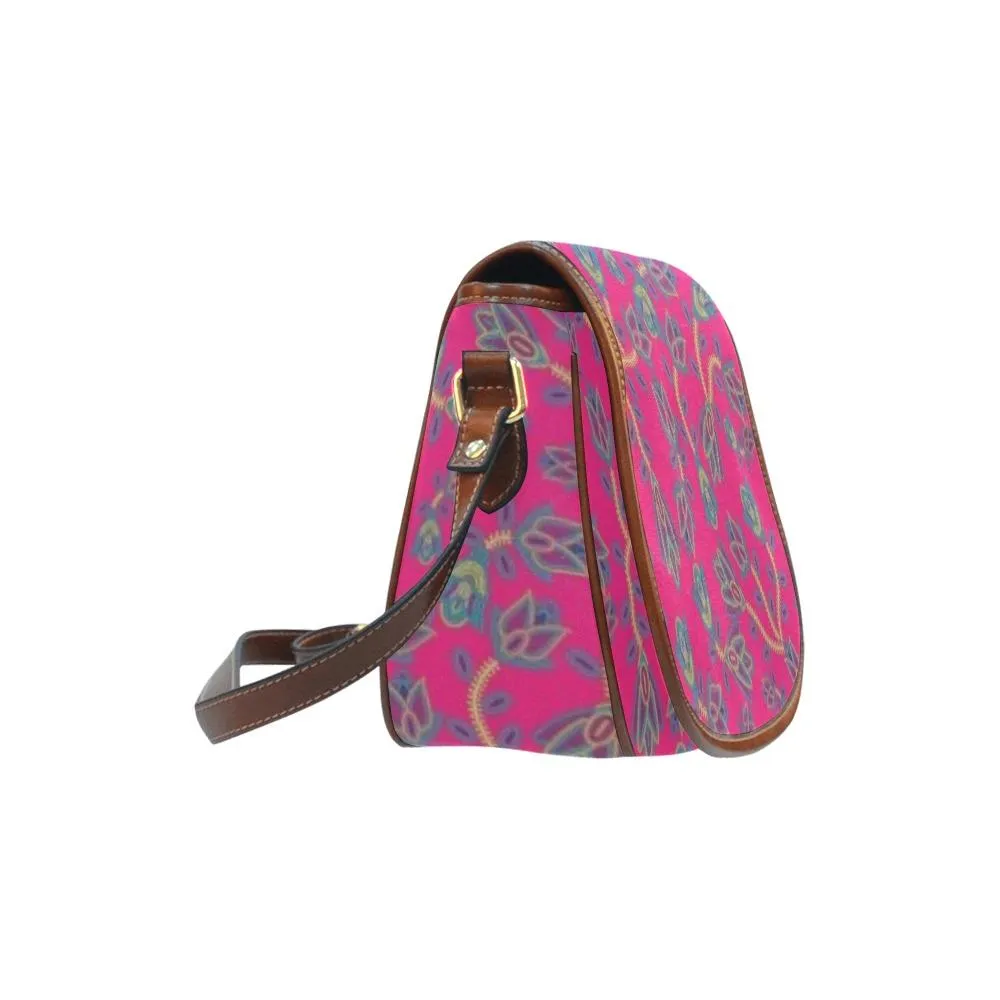 Beaded Lemonade Saddle Bag/Small