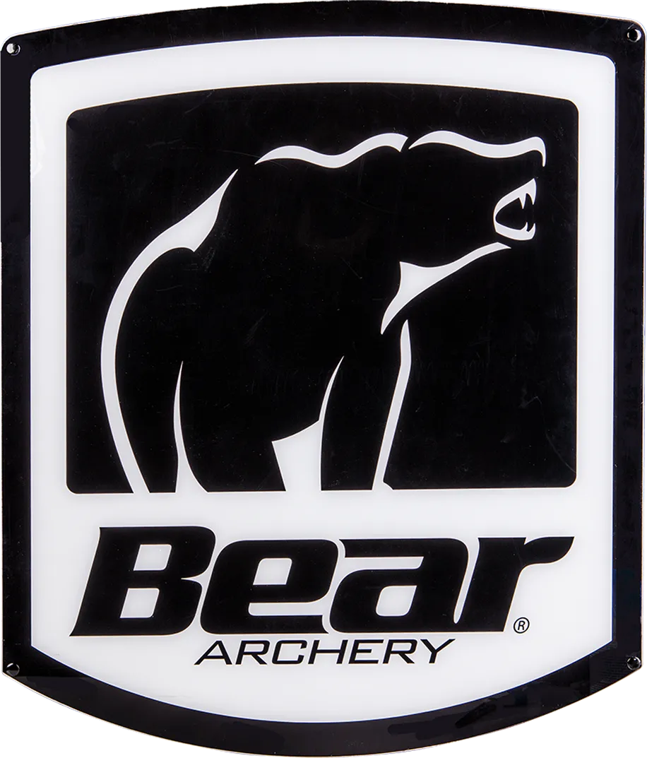 Bear Archery Logo LED Sign