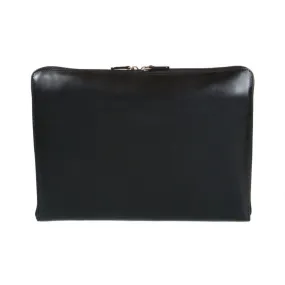Belgrave Leather A4 Document Case - Black