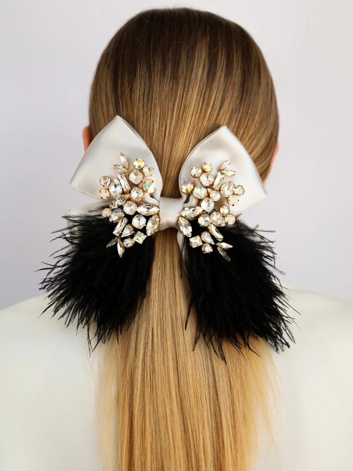 Bow Gilbert Silver & Black