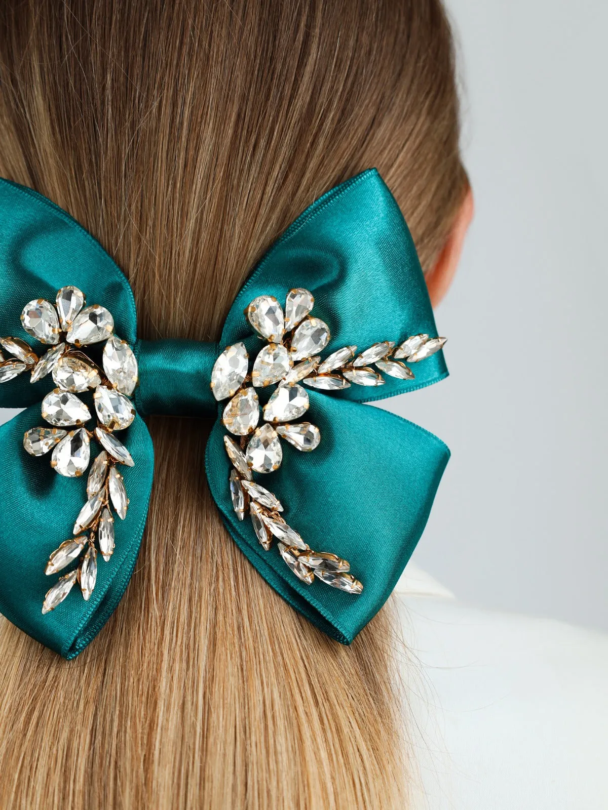 Bow Grace Deep Teal