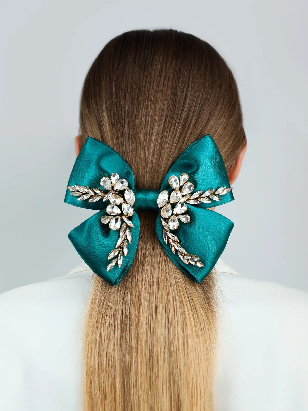 Bow Grace Deep Teal
