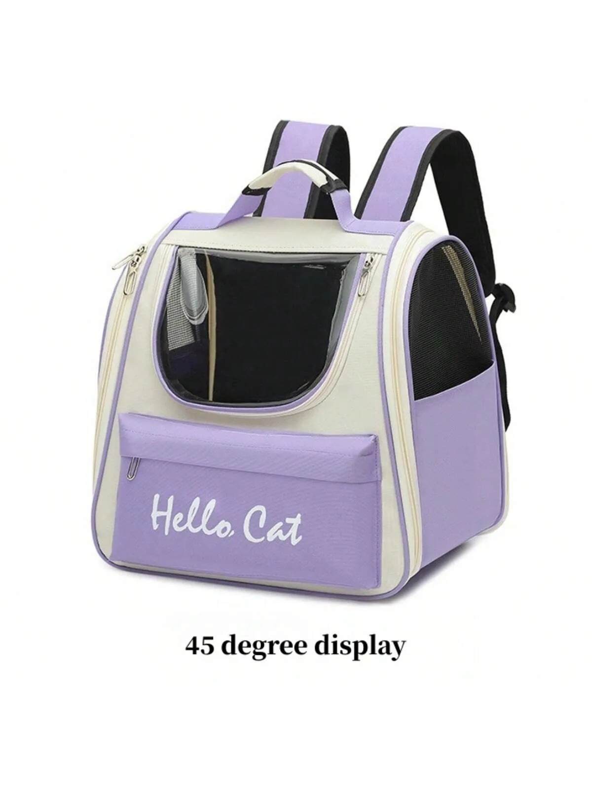 Breathable And Convenient Pet Backpack, Stylish Backpack For Cats And Small Dogs During Outdoor Picnic And Camping