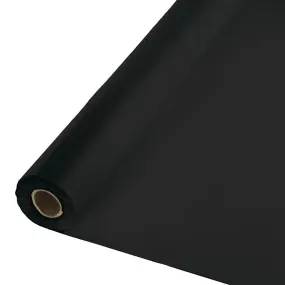 Bulk Black Velvet Plastic Banquet Roll (6 per Case)