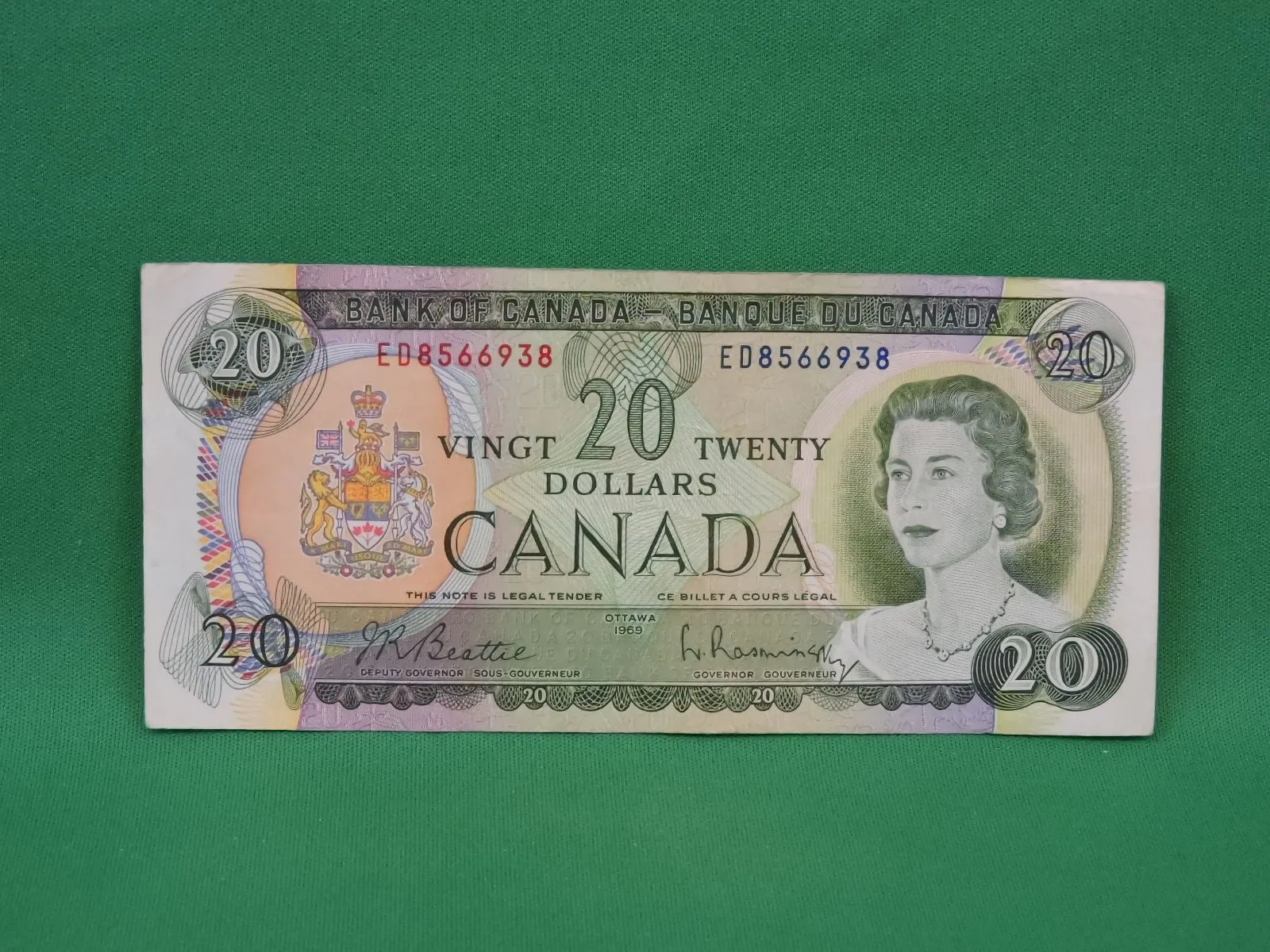 Canadian Bank Notes - ENZ - 1969 - $20 - ED8566938
