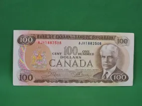 Canadian Bank Notes - ENZ - 1975 - $100 - AJH1882508
