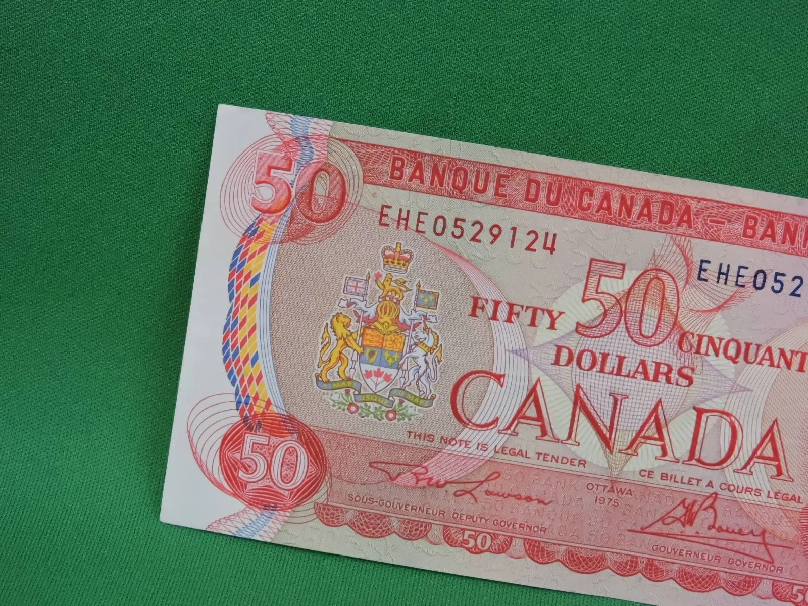 Canadian Bank Notes - ENZ - 1975 - $50 - EHE0529124