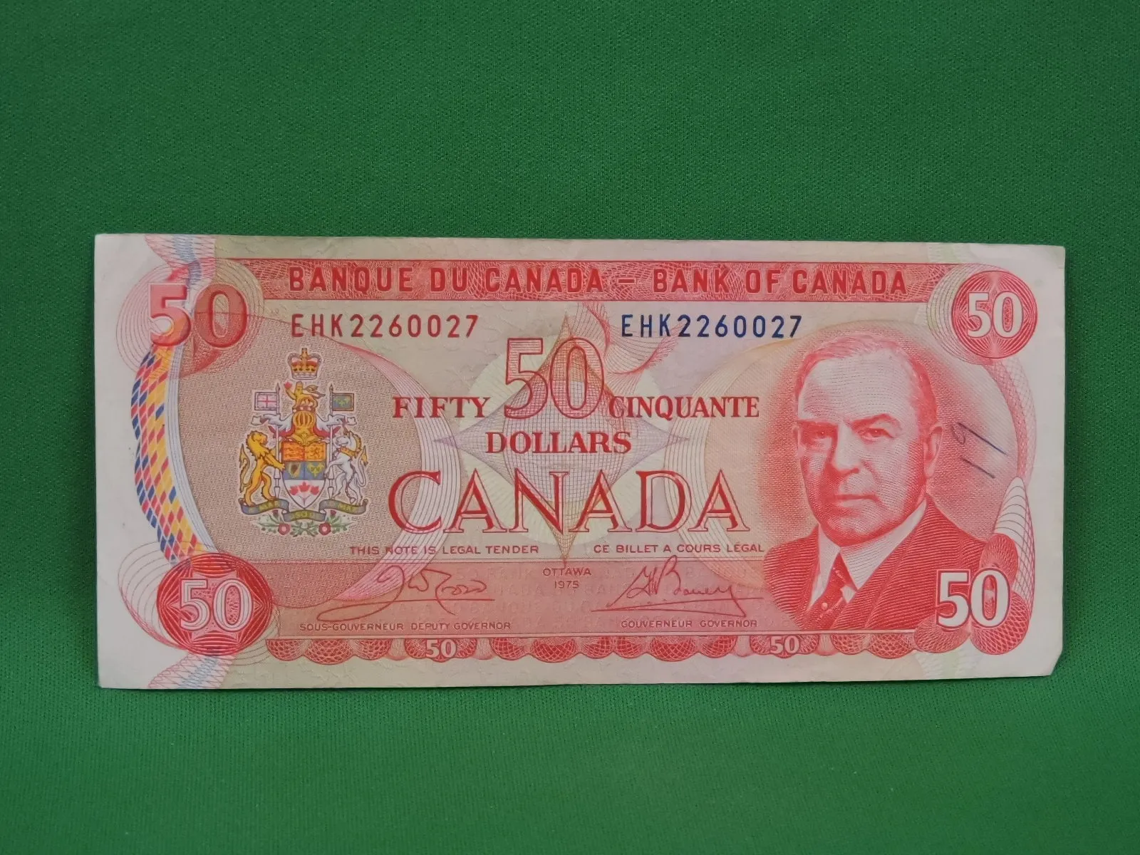 Canadian Bank Notes - ENZ - 1975 - $50 - EHK2260027