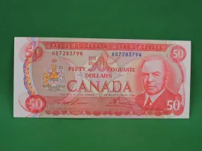 Canadian Bank Notes - ENZ - 1975 - $50 - HB7283794