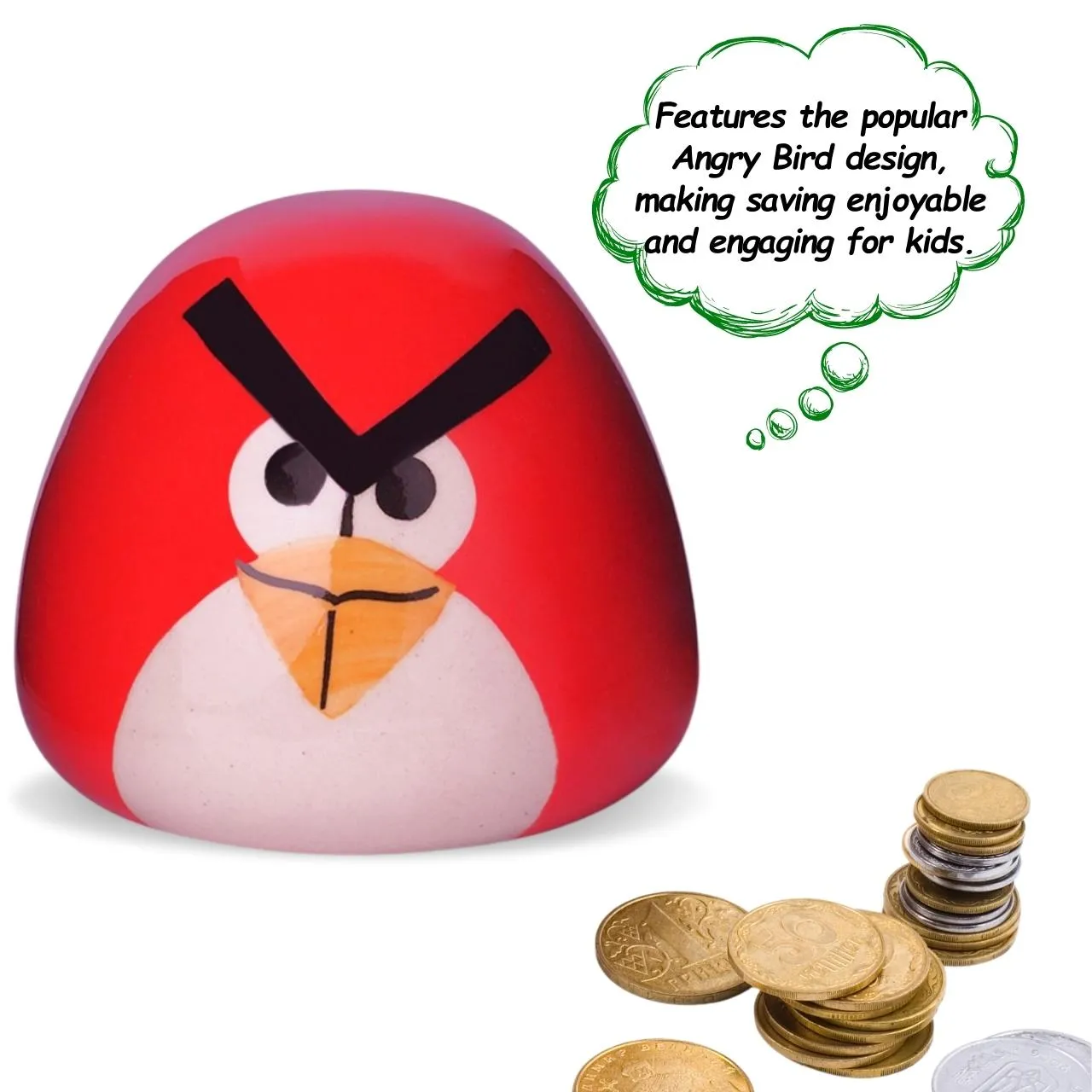 Ceramic Angry Bird Piggy Bank