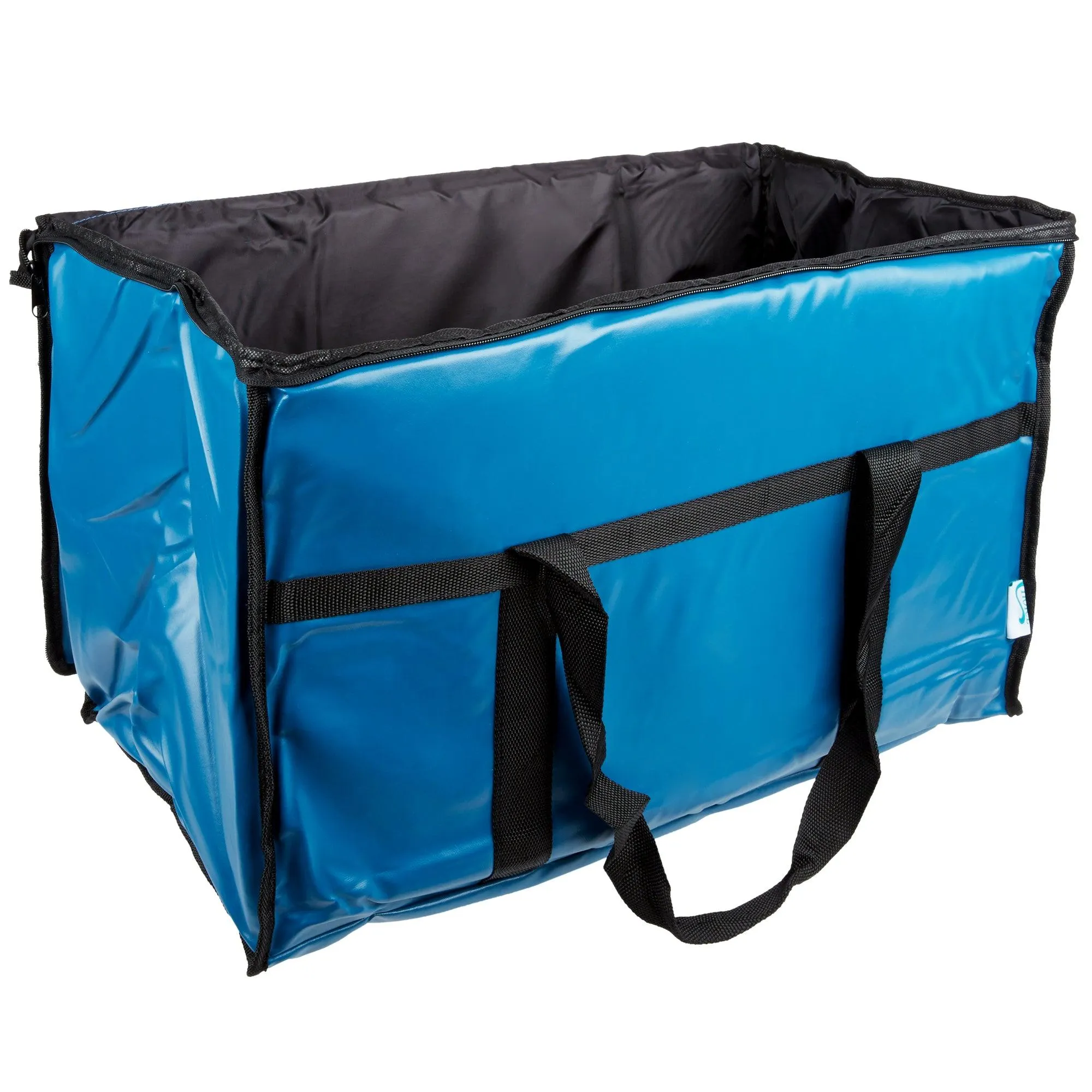 Choice 124FCARRVNL 23" x 13" x 15"  Insulated Vinyl Food Delivery Bag - Blue