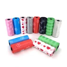 Clean Walks: Leak-Proof Pet Waste Bag Set for Tidy Outdoor Strolls