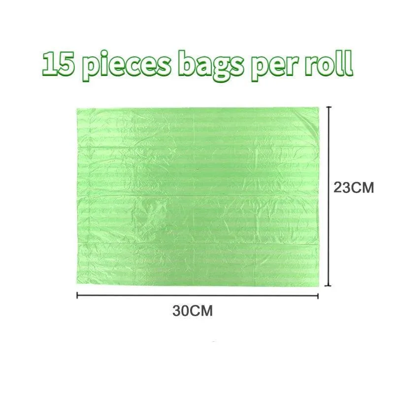 Clean Walks: Leak-Proof Pet Waste Bag Set for Tidy Outdoor Strolls