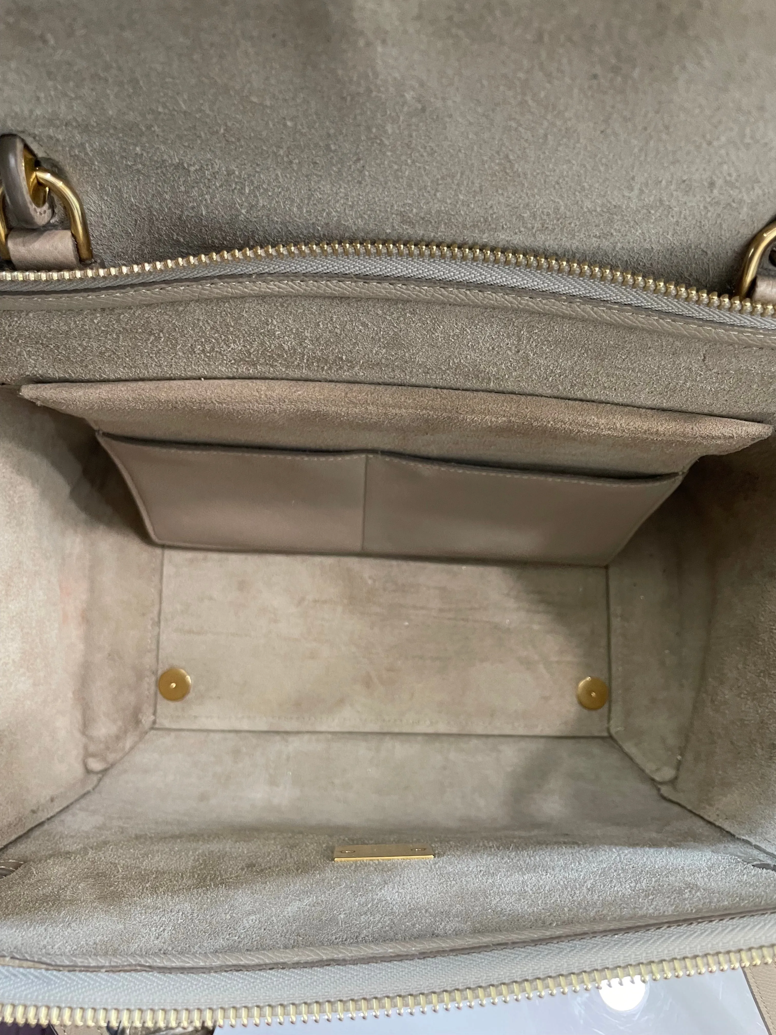 CÉLINE GRAINED CALFSKIN MICRO BELT BAG