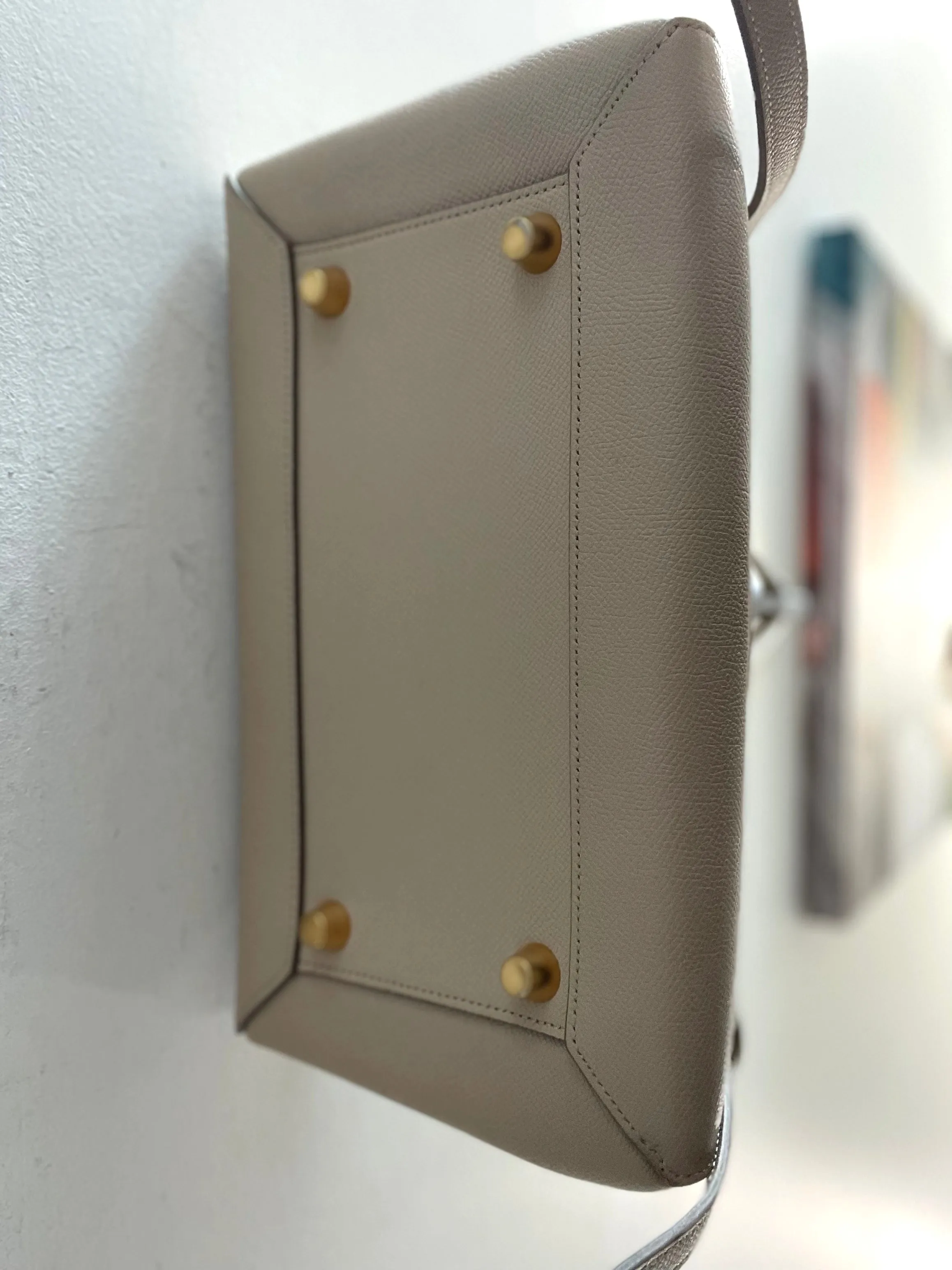 CÉLINE GRAINED CALFSKIN MICRO BELT BAG