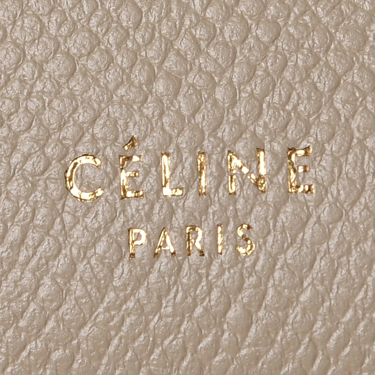 CÉLINE GRAINED CALFSKIN MICRO BELT BAG