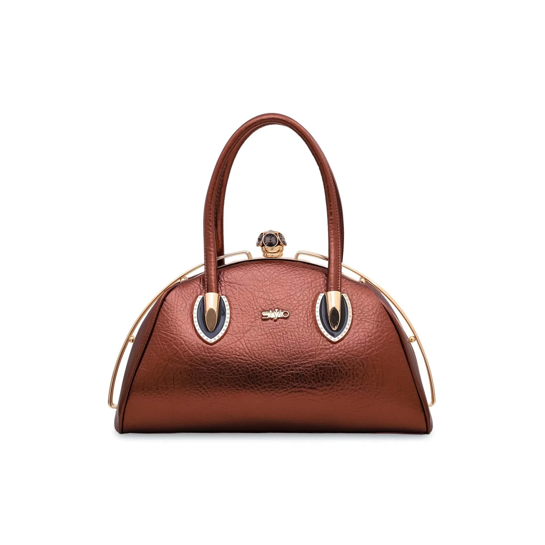 Copper Fancy Hand Bag P35836