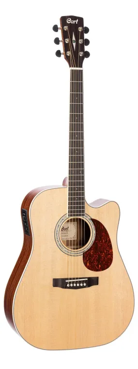 Cort MR710F Dreadnought Cutaway Acoustic Guitar Nat Satin W/GCB67 Bag