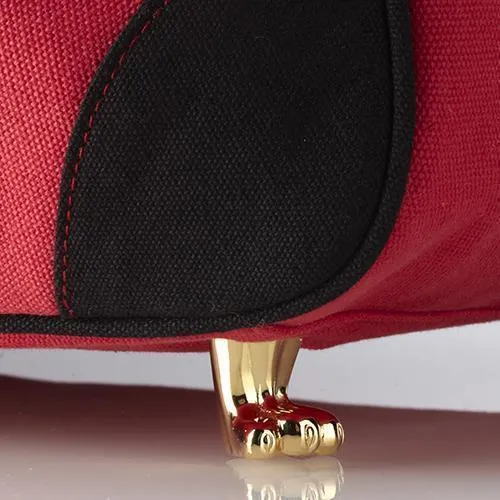 Doggie Style Rescue Me Tote Canvas Dog Carrier Red