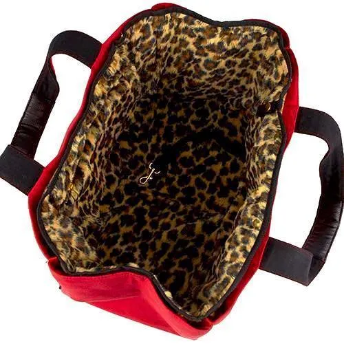 Doggie Style Rescue Me Tote Canvas Dog Carrier Red