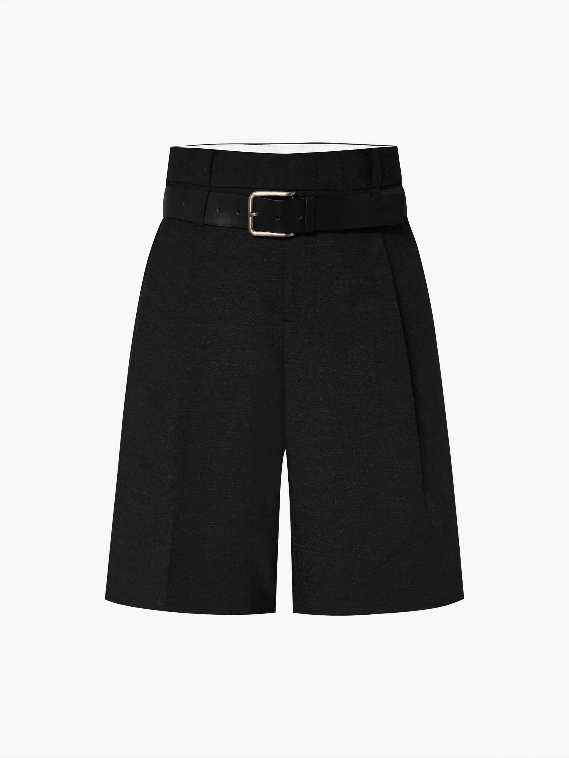 Double Waist Tailored Shorts