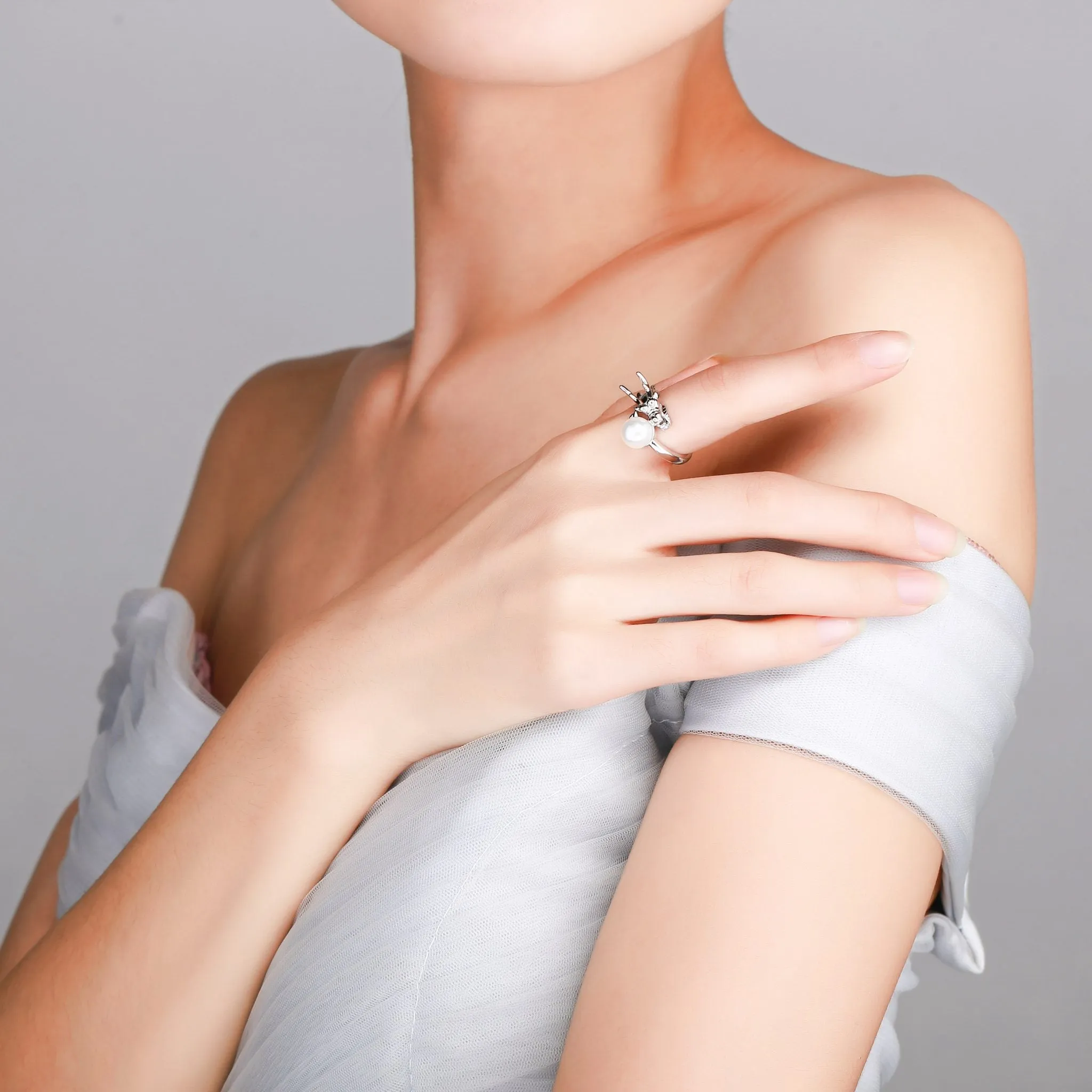 Dragon Pearl Ring