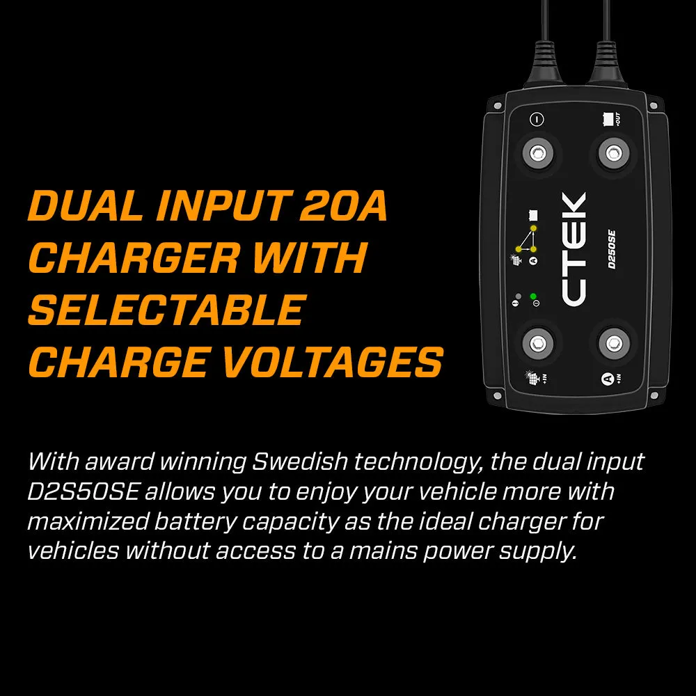 Dual Input 20A Smart Battery Charger & Power Bank – CTEK