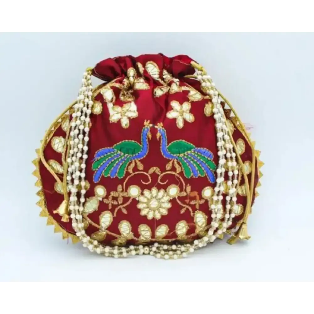 Fancy Embroidered Potli Bag For Women