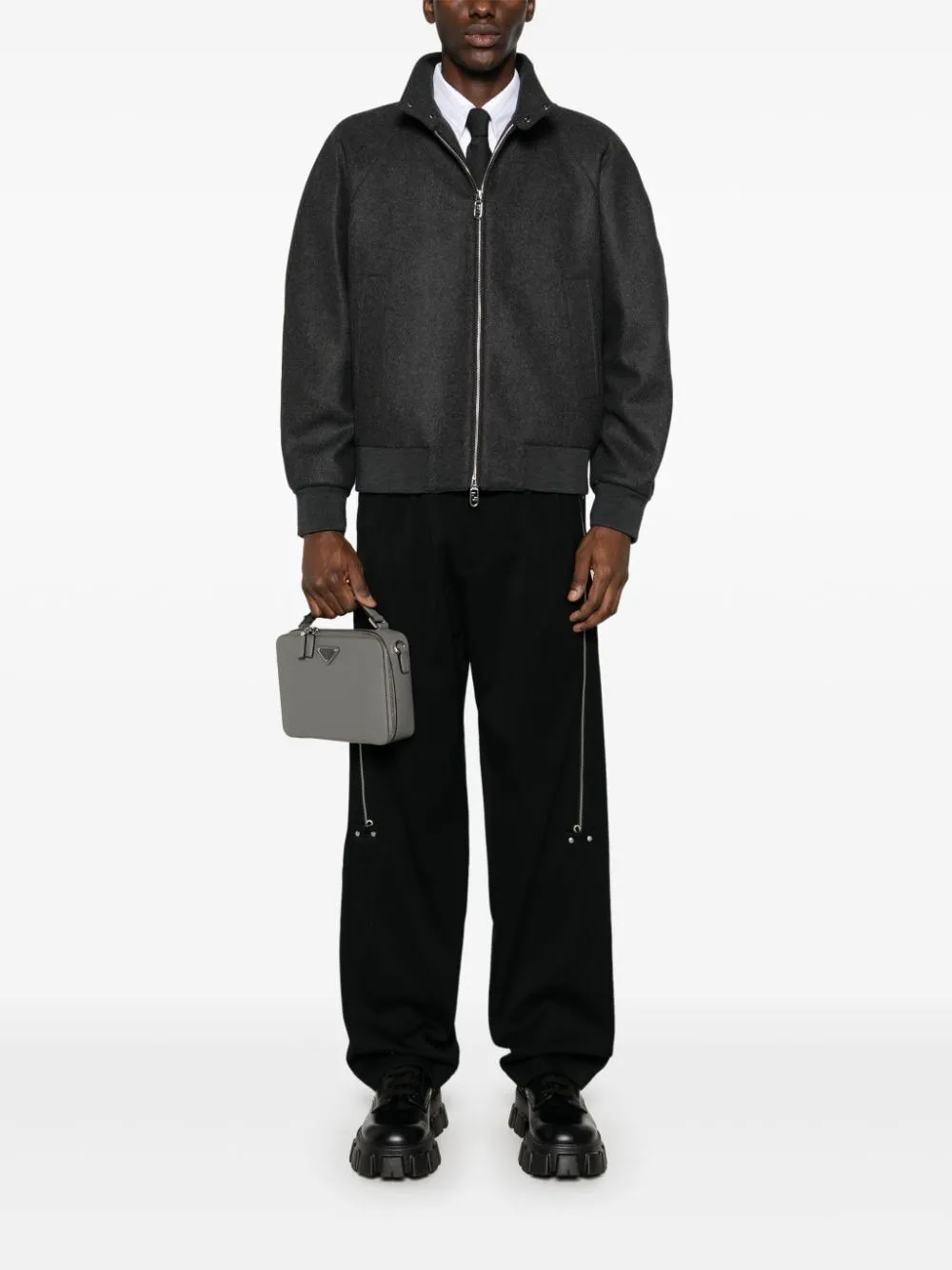 FENDI Cashmere Blouson Jacket for Women - FW24