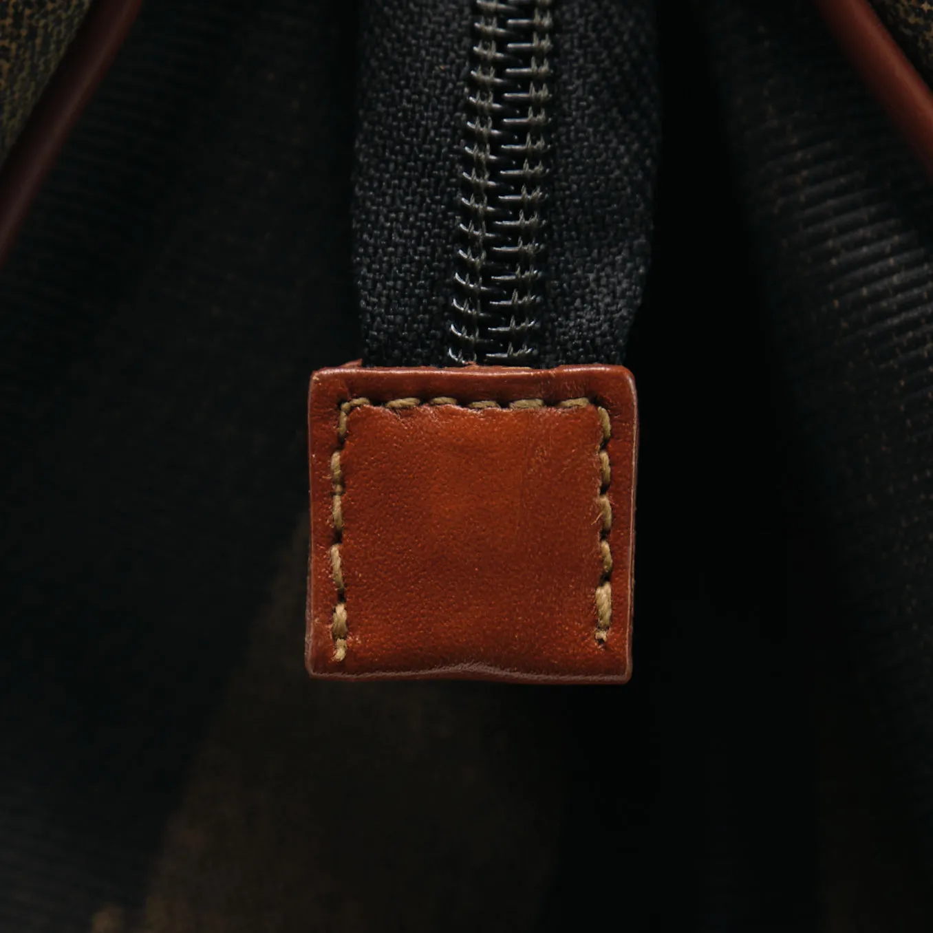 Fendi Pequin Canvas Handbag - '10s