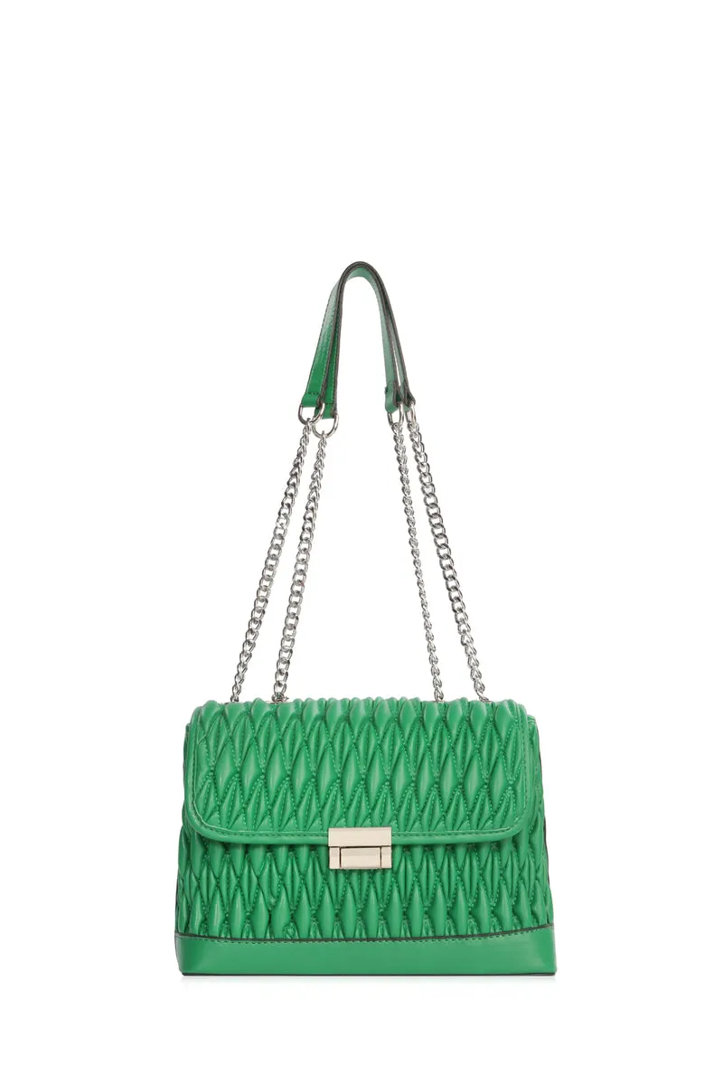 Flap Pattern Flap Bag -