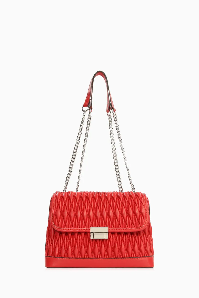Flap Pattern Flap Bag -