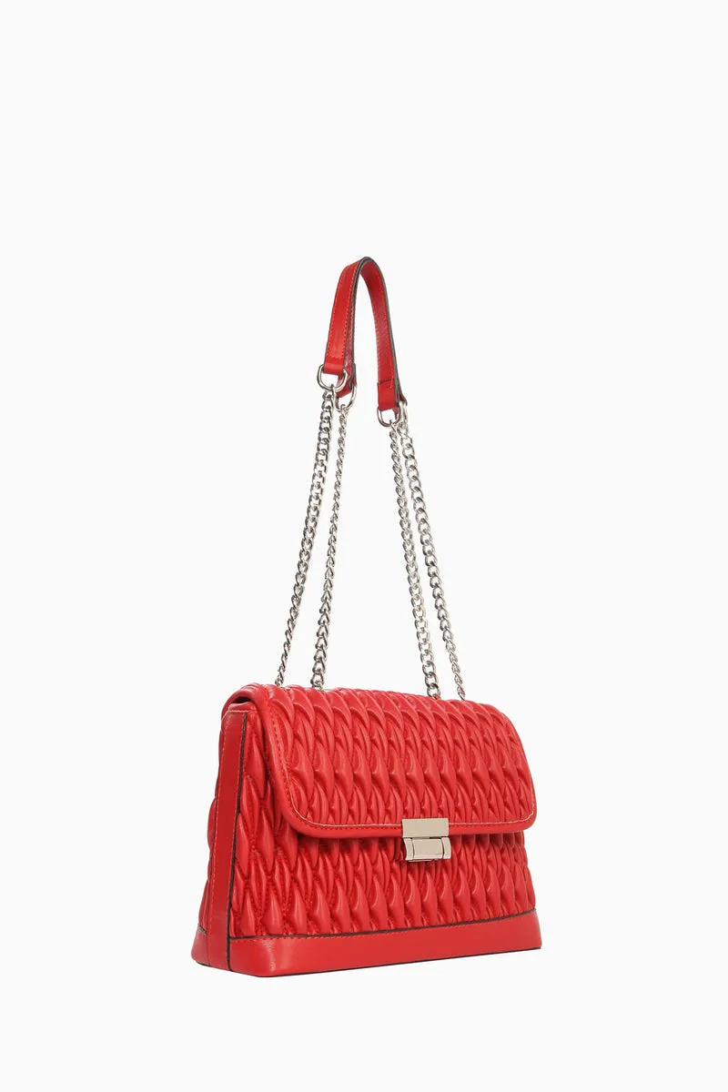 Flap Pattern Flap Bag -